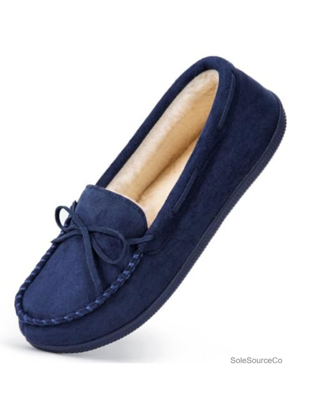 Women's Mocc Memory Foam Faux Fur Indoor House Shoes Non-Slip